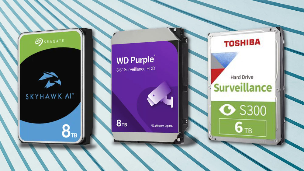 CCTV recorder hard drive storage capacity guide
